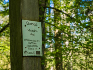 Standortschild