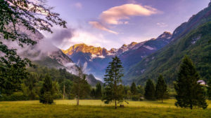 Abendstimmung am Kamp Soca
