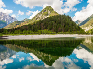 Spiegelung im Jasna See