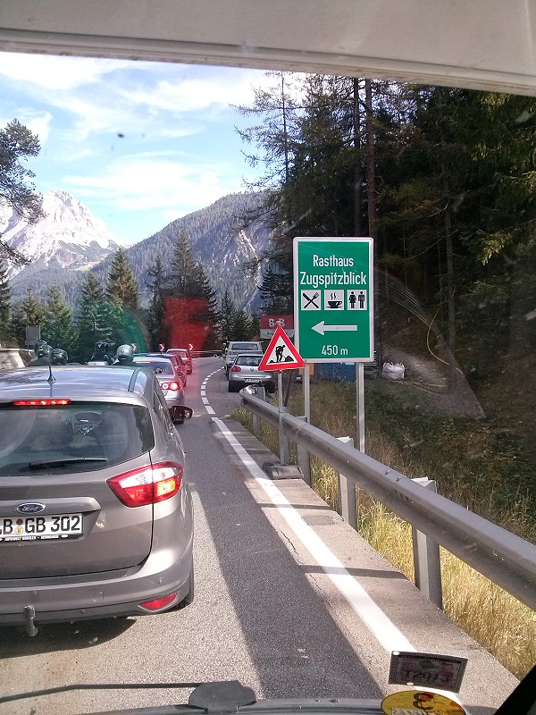 Auf der Fahrt von Rasen nach Lechbruck am See