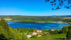 Wohnmobil Frankreich - Blick auf den Lac Saint-Point