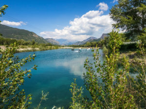 Wakeboardanlage auf einem der 3 Seen