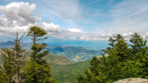 Aussicht am Pass de la Graille