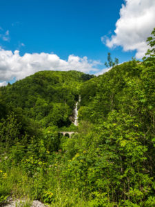 Wasserfall in der Gorge de la Saine
