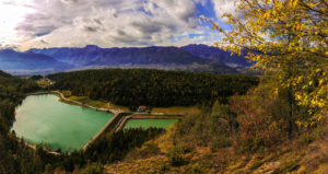 Aussichtspunkt auf den Lago die Coredo und Lago di Tavon