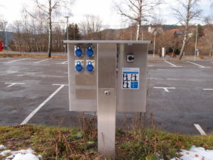Stromsäule Wohnmobilstellplatz Schluchsee