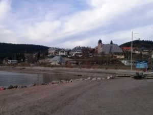Blick vom Strandbad nach Schluchsee