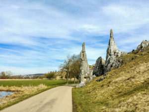 Naturdenkmal Steinerne Jungfrauen im Eselsburger Tal