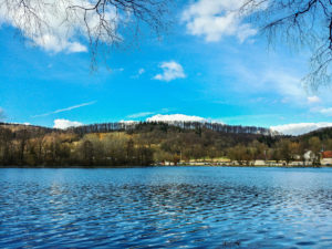 Blick über den Itzelberger See