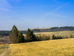 Ausblick auf die Wasserkuppe am Mathesberg