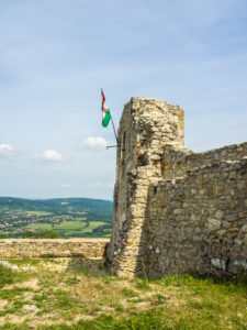 Aussicht an der Burgruine Rezi