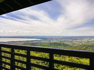 Aussicht vom Berzsenyi Aussichtsturm