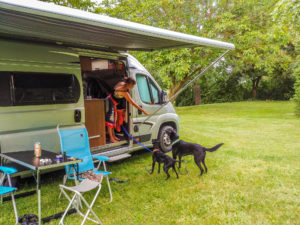 Unser Platz auf Tomaj Camping in Badacsonytomaj