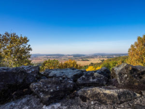 Aussicht von der Burgruine Lichtenstein