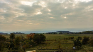 Aussicht auf der Hohen Geba