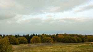 Aussicht auf der Hohen Geba